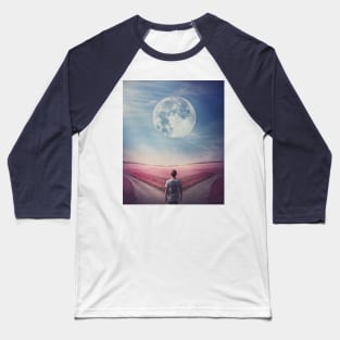 follow the moon Baseball T-Shirt